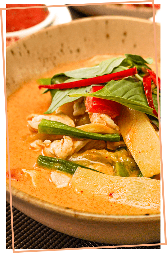 Beautiful Thai dish served at Thai Butterfly
